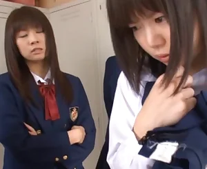 Anri Nonaka and Kurumi crazy Asian college girls have fuck-a-thon